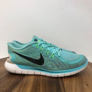 Nike Free 5.0 Womens Size 6 Blue White Shoes Sneakers Running 724383-400